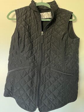 Van Heusen Black Quilted Vest